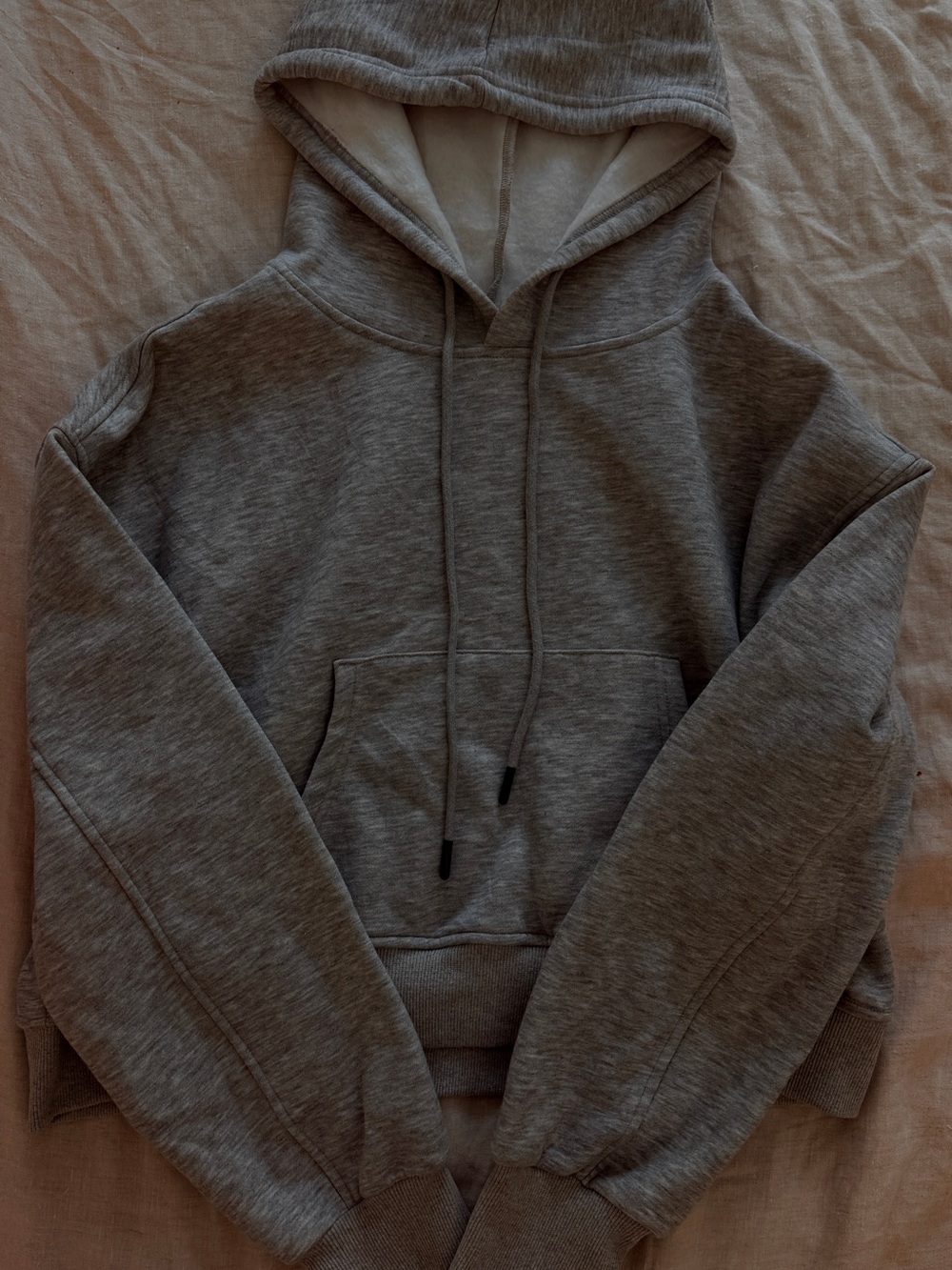 Classic slightly crop Pullover Hoodie